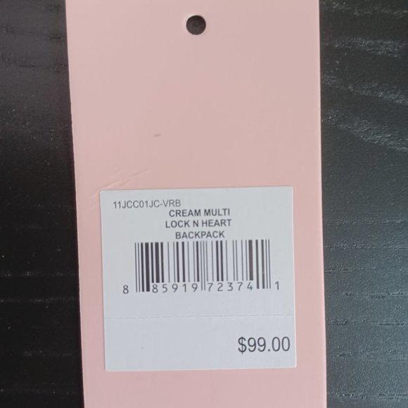 JUICY COUTURE Backpack Lock N Heart - Picture 10 of 10